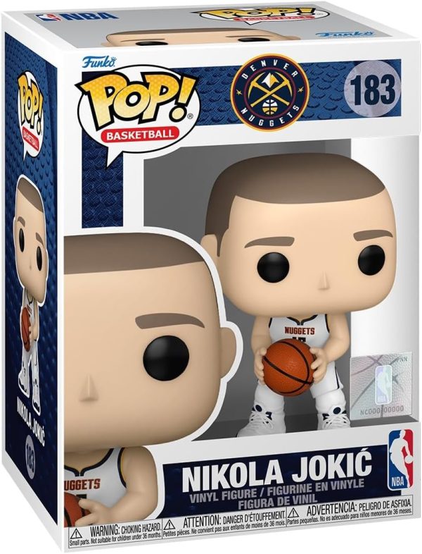 Funko POP! NBA: Nuggets - Nikola Jokic - Collectable Vinyl Figure - Gift Idea - Official Merchandise - for Kids & Adults - Sports Fans - Model Figure for Collectors and Display