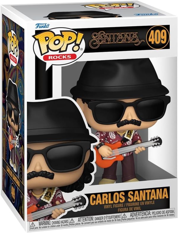 Funko POP! Rocks: Carlos Santana - Collectable Vinyl Figure - Gift Idea - Official Merchandise - for Kids & Adults - Music Fans - Model Figure for Collectors and Display