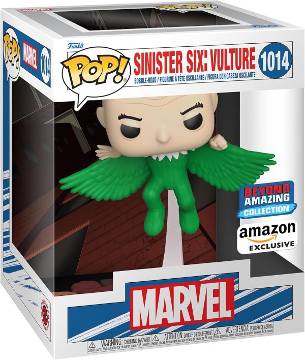 Funko Pop Deluxe Marvel: Sinister 6 - Vulture. Amazon Excusive. Figure 2 of 7 - Marvel Comics - Amazon Exclusive - Collectable Vinyl Figure - Gift Idea - Official Merchandise - Superheroes Fans