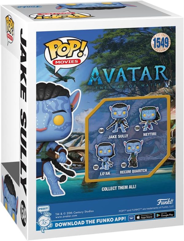 Funko POP! Movies: Avatar: The Way of Water - Jake Sully - (Battle) - Collectable Vinyl Figure - Gift Idea - Official Merchandise - for Kids & Adults - Movies Fans - Model Figure for Collectors
