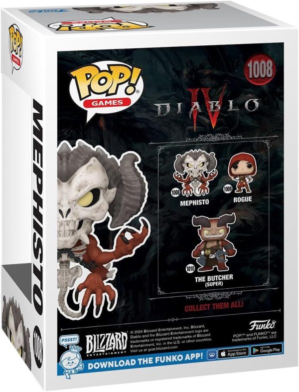Funko POP! Games: Diablo 4 - Mephisto - Collectable Vinyl Figure - Gift Idea - Official Merchandise - for Kids & Adults - Video Games Fans - Model Figure for Collectors and Display