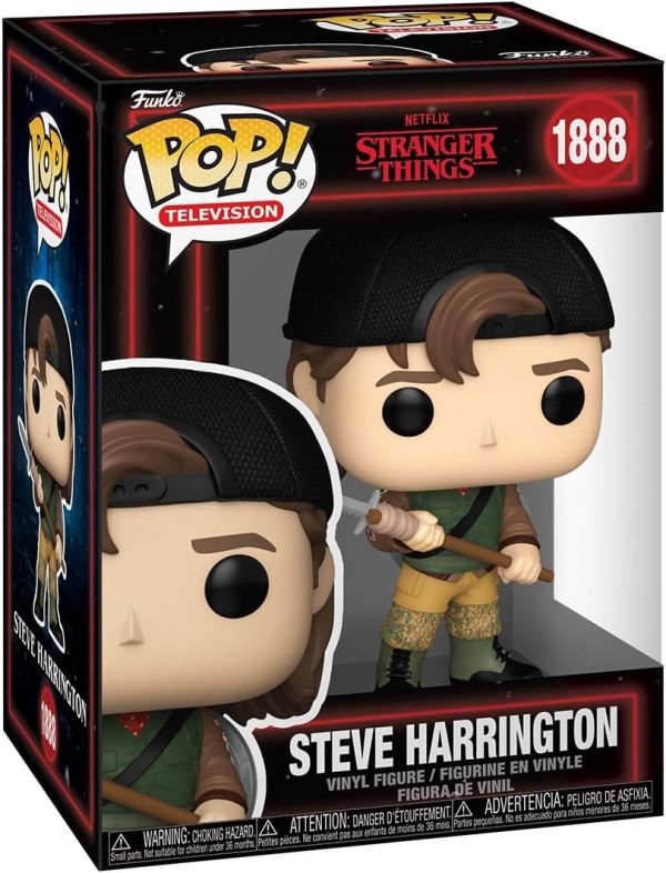 Funko Pop! TV: Stranger Things - Steve Harrington - Collectable Vinyl Figure - Gift Idea - Official Merchandise - Toys for Kids & Adults - Fantasy Fans - Model Figure for Collectors and Display