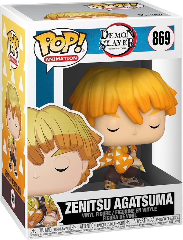 Funko Pop Animation: Demon Slayer - Zenitsu Agatsuma. 3.75 Inches - Collectable Vinyl Figure - Gift Idea - Official Merchandise - Toys for Kids & Adults - Anime Fans - Model Figure for Collectors