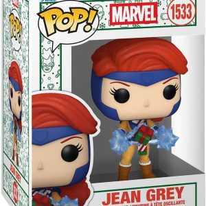 Funko Pop! Marvel: Holiday - Jean Grey - X-Men - Collectable Vinyl Figure - Gift Idea - Official Merchandise - Toys for Kids & Adults - Comic Books Fans - Model Figure for Collectors and Display