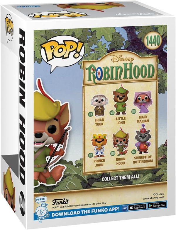 Funko POP! Disney: Robin Hood - Collectable Vinyl Figure - Gift Idea - Official Merchandise - for Kids & Adults - Movies Fans - Model Figure for Collectors and Display