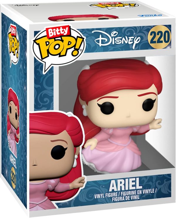 Funko Bitty Pop Disney Princesses - Cinderella. Snow White. Aurora and A Surprise Mystery Mini Figure - 0.9 Inch (2.2 Cm) Collectable - Stackable Display Shelf Included - Gift Idea