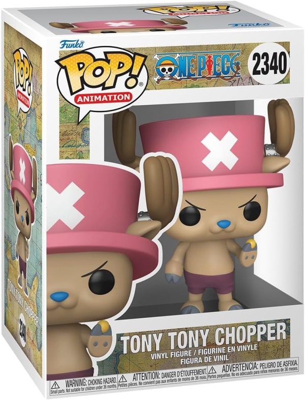 Funko Pop! Animation: One Piece - (Refresh) - Tony Tony Chopper - 1/6 Odds for Rare Chase Variant - Collectable Vinyl Figure - Gift Idea - Official Merchandise - Toys for Kids & Adults