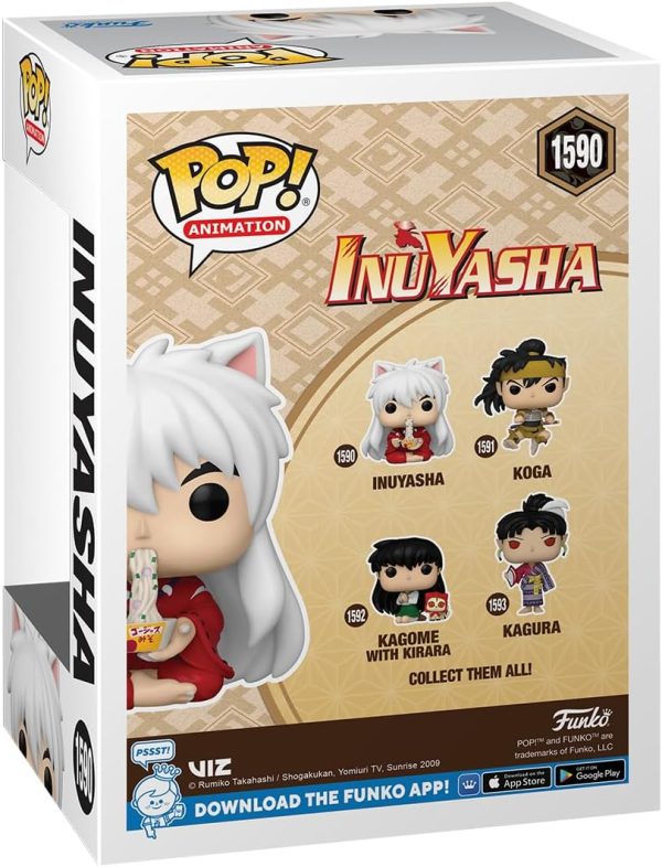 Funko POP! Animation: Inuyasha - Inuyasha - (Eating) - Collectable Vinyl Figure - Gift Idea - Official Merchandise - for Kids & Adults - Anime Fans - Model Figure for Collectors and Display