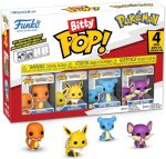 Funko Pop! Bitty: Pokemon - Charmander. Jolteon. Lapras. and Rattata - 0.9 Inch (2.2 Cm) Collectable - Stackable Display Shelf Included - Gift Idea - Party Bags Stocking