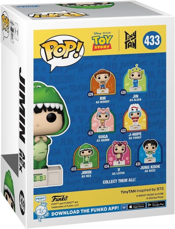 Funko Pop! Rocks: Toy Story x Tiny TAN - Jimin as Rex