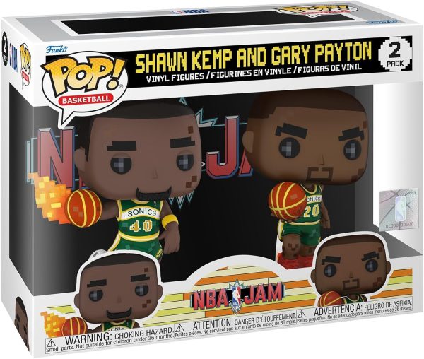 Funko Pop Collectible Toy Figure - Shawn Kemp - NBA - Collectable Vinyl Figure - Gift Idea - Official Merchandise - Toys for Kids & Adults - Sports Fans