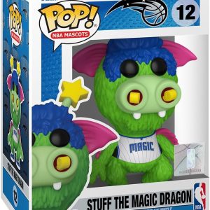 Funko POP! NBA: Mascots - Orlando - Stuff The Magic Dragon - Collectable Vinyl Figure - Gift Idea - Official Merchandise - for Kids & Adults - Sports Fans - Model Figure for Collectors and Display
