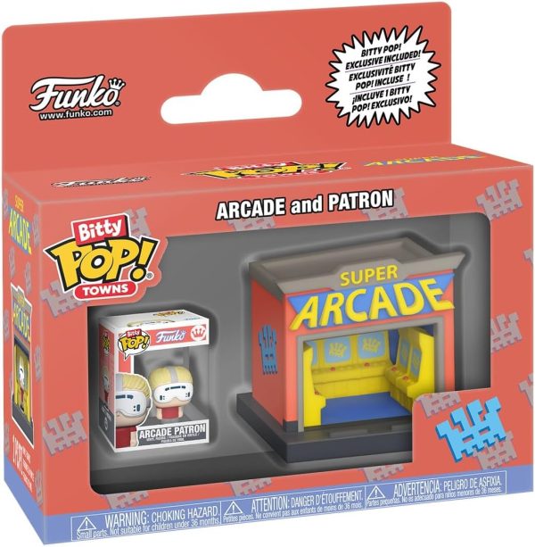 Funko Pop! Bitty Pop Town: Bitty City - Arcade and Patron - Gift Idea IP - Toys for Kids & Adults