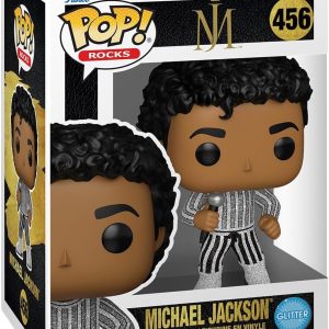 Funko Pop Rocks: MJ - Michael Jackson - Rock with You - Glitter - Collectable Vinyl Figure - Gift Idea - Official Merchandise - Toys for Kids & Adults - Cartoon/Animation Fans