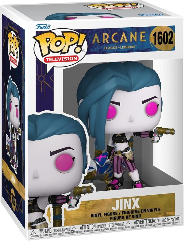 Funko POP TV: Arcane LOL - Jinx - Arcane: League of Legends - Collectable Vinyl Figure - Gift Idea - Official Merchandise - for Kids & Adults - TV Fans - Model Figure for Collectors and Display