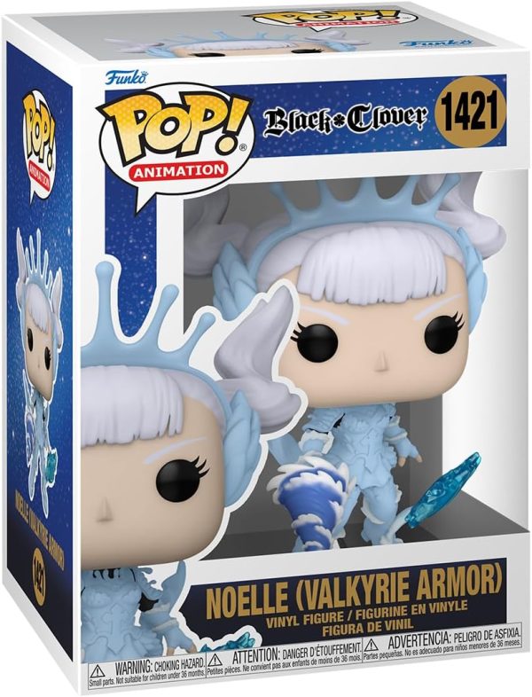 Funko POP! Animation: Black Clover - Noelle - (Valkyrie Armor) - Collectable Vinyl Figure - Gift Idea - Official Merchandise - for Kids & Adults - Anime Fans - Model Figure for Collectors and Display