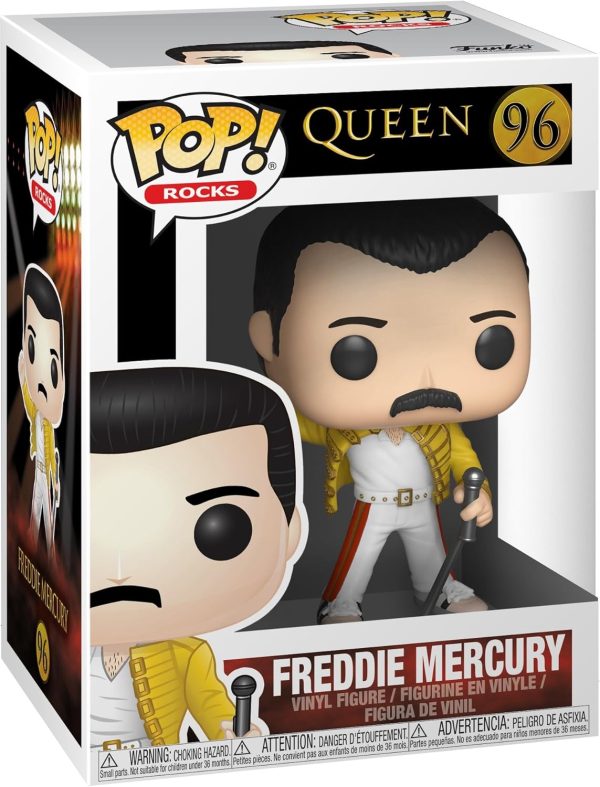Funko 33732 Pop Rocks: QueenFreddy Mercury Wembley 1986. Multicolor