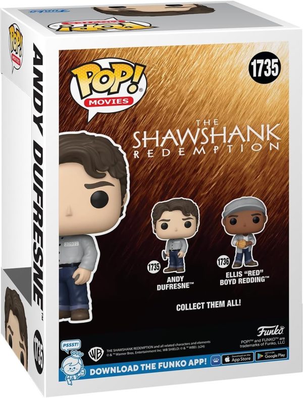Funko POP Movies: SR - Andy Dufresne - Shawshank Redemption - Collectable Vinyl Figure - Gift Idea - Official Merchandise - for Kids & Adults - Movies Fans - Model Figure for Collectors and Display