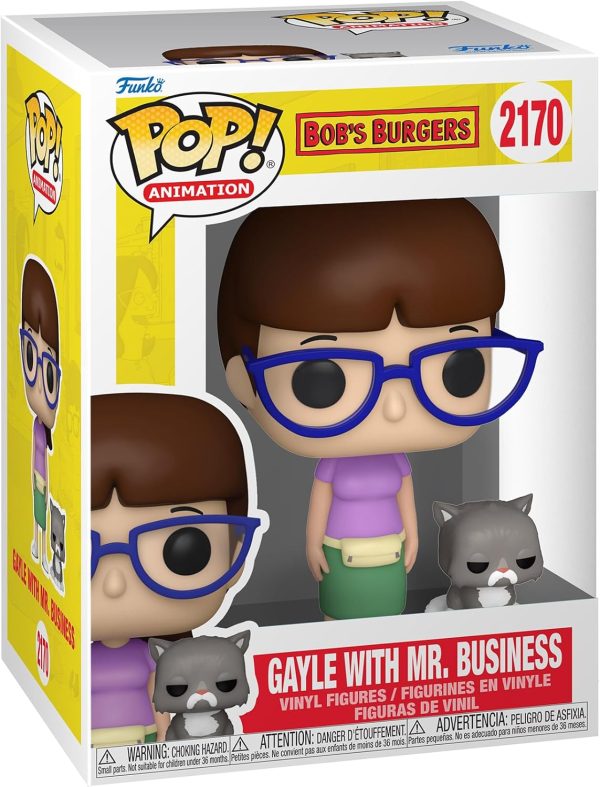 Funko Pop! & Buddy: Bob's Burgers - Gayle and Mr.Business - Collectable Vinyl Figure - Gift Idea - Official Merchandise - Toys for Kids & Adults - Cartoon Fans - Model Figure for Collectors & Display