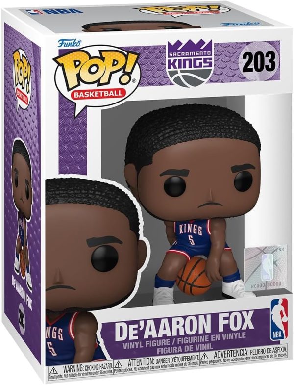 Funko Pop NBA: Sacramento Kings - De'Aaron Fox - (24-25 City Edition) - Collectable Vinyl Figure - Gift Idea - Official Merchandise - Toys for Kids & Adults - Sports Fans