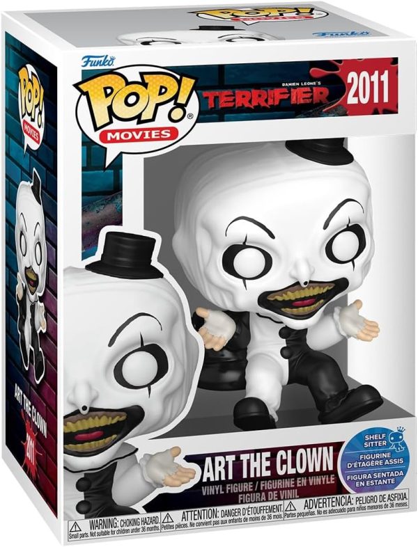 Funko Pop! Movies: Terrifier - Art The Clown - Shelf Sitter - Collectable Vinyl Figure - Gift Idea - Official Merchandise - Toys for Kids & Adults - Horror Fans - for Collectors and Display
