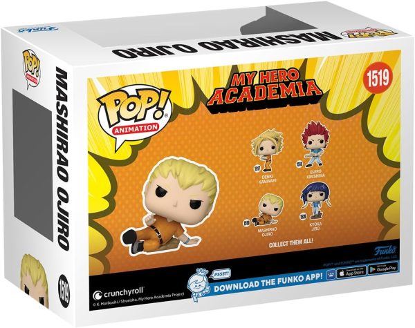 Funko POP! Animation: My Hero Academia (MHA) - Hero League Baseball - Mashirao Ojiro - Collectable Vinyl Figure - Gift Idea - Official Merchandise - for Kids & Adults - Anime Fans