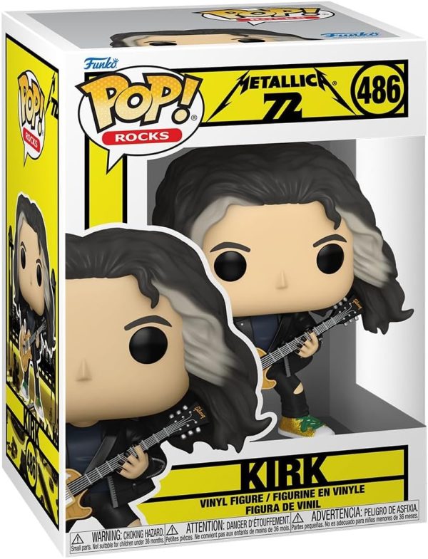 Funko Pop! Rocks: Metallica - Kirk - 72 Seasons - Collectable Vinyl Figure - Gift Idea - Official Merchandise - Toys for Kids & Adults - Music Fans - Model Figure for Collectors and Display