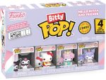 Funko Pop! Bitty: Sanrio - Kuromi. Hello Kitty (Ice Cream). My Melody (Unicorn Party). and Chase Mini Figure - 0.9 Inch (2.2 Cm) - Hello Kitty Collectable - Stackable Display Shelf Included