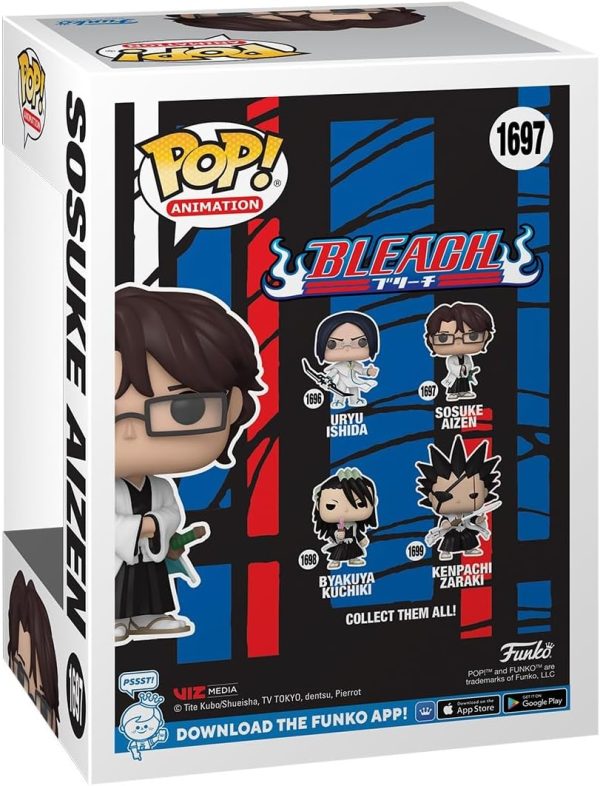 Funko POP Animation: Bleach - Aizen Sousuke - Bleach - Collectable Vinyl Figure - Gift Idea - Official Merchandise - for Kids & Adults - Anime Fans - Model Figure for Collectors and Display