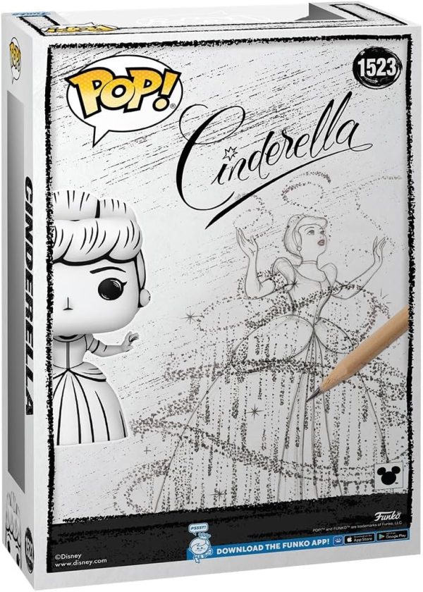 Funko POP Cover: Sketched - Cinderella - Collectable Vinyl Figure - Gift Idea - Official Merchandise - for Kids & Adults - Movies Fans - Model Figure for Collectors and Display