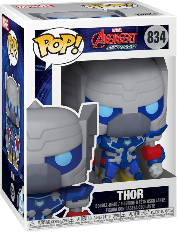 Funko POP Marvel: Marvel Mech - Thor Vinyl Bobblehead. Multicolor. Standard