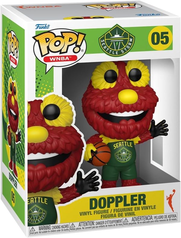 Funko Pop! WNBA: Seattle Storm - Doppler - Sports Mascots - Collectable Vinyl Figure - Gift Idea - Official Merchandise - Toys for Kids & Adults - Sports Fans - Model Figure for Collectors