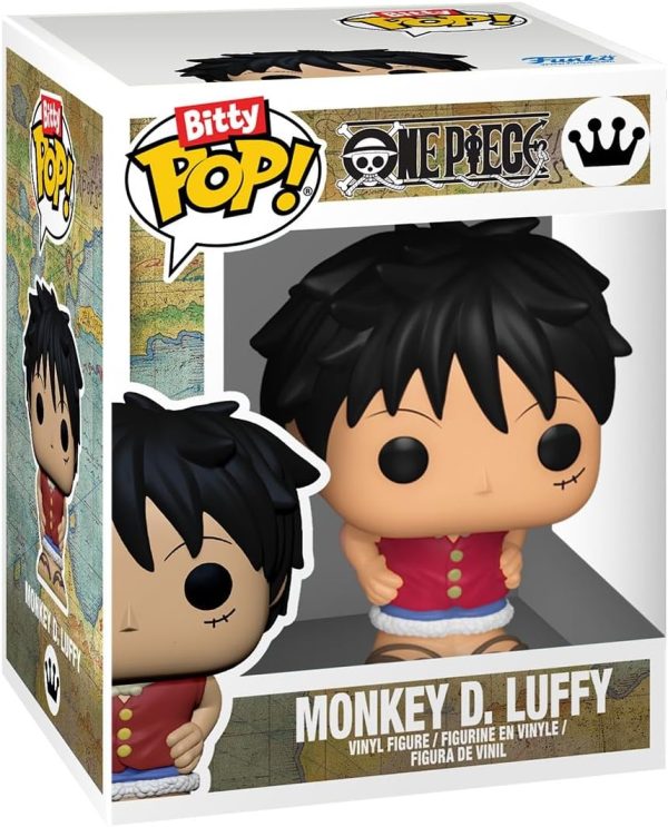 Funko Pop! Bitty Ride: One Piece - Going Merry with Monkey D. Luffy? - 0.9 Inch and 1.3 Inch (2.3 and 3.3 Cm) - Anime Collectable - Official Merchandise - Gift Idea - Toys for Kids & Adults