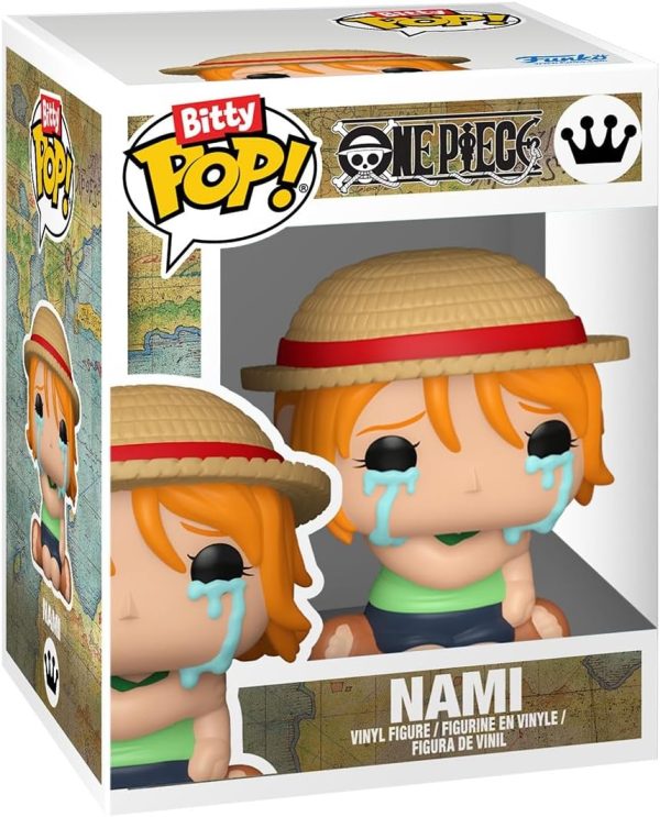 Funko Bitty Pop! One Piece - Nami. Arlong. Nojiko. and A Surprise Mystery Mini Figure - 0.9 Inch (2.2 Cm) Collectable - Stackable Display Shelf Included - Gift Idea - Party Bags Stocking - Cake Topper