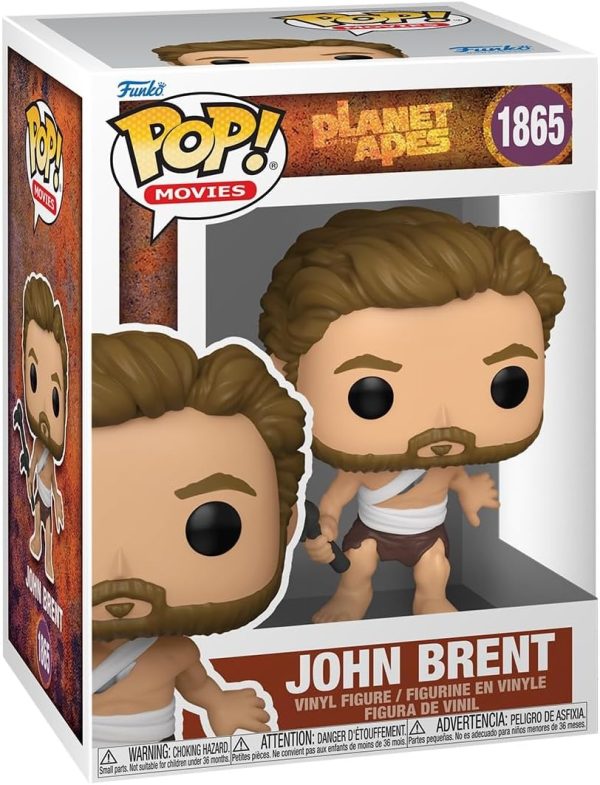 Funko Pop Movies: Planet of The Apes - John Brent - Collectable Vinyl Figure - Gift Idea - Official Merchandise - Toys for Kids & Adults - Sci-Fi Fans