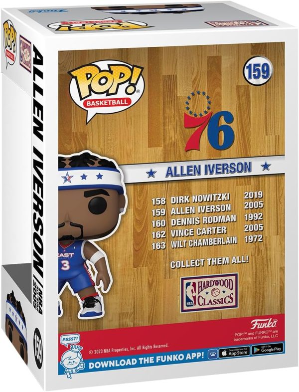 Funko POP! NBA: Legends - Allen Iverson?? Iverson - (2005) - Collectable Vinyl Figure - Gift Idea - Official Merchandise - for Kids & Adults - Sports Fans - Model Figure for Collectors and Display