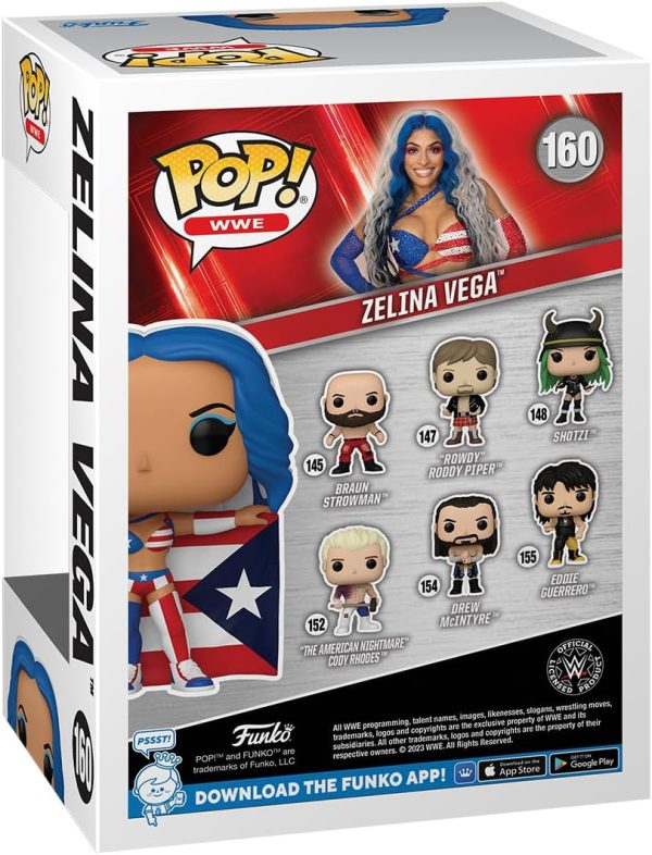 Funko POP! WWE: Zelina Vega - (Queen & LWO) - Collectable Vinyl Figure - Gift Idea - Official Merchandise - for Kids & Adults - Sports Fans - Model Figure for Collectors and Display