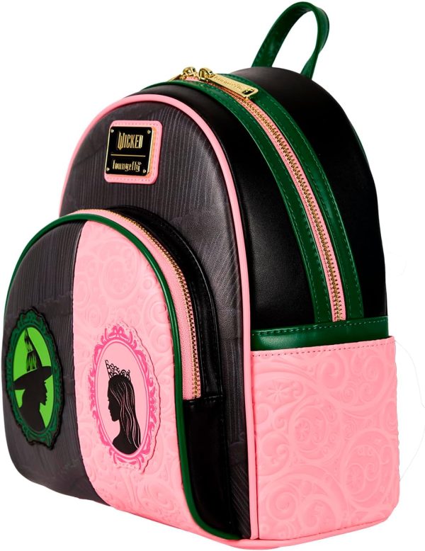 Loungefly Universal: Wicked - Glinda and Elphaba Mini-Backpack. Amazon Exclusive
