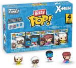 Funko Bitty Pop! X-Men: Rogue. Nightcrawler. Gambit. Storm and A Surprise Mystery Mini Figure - 0.9 Inch (2.2 Cm) Collectable - Stackable Display Shelf Included - Gift Idea - Cake Topper