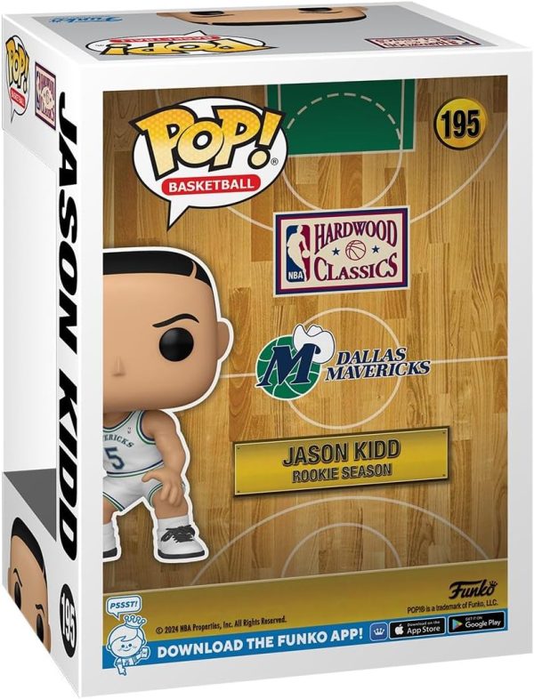 Funko POP NBA: Mavs - RS Jason Kidd - Collectable Vinyl Figure - Gift Idea - Official Merchandise - for Kids & Adults - Sports Fans - Model Figure for Collectors and Display