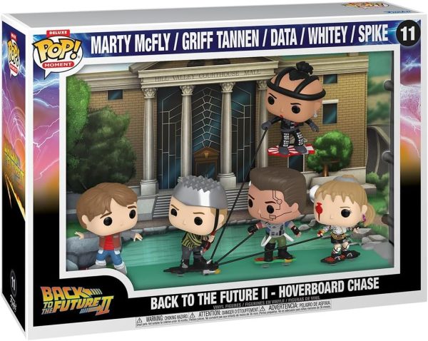 Funko Pop! Moments Deluxe: Back to The Future 2 - Marty McFly - Hoverboard Chase - Collectable Vinyl Figure - Gift Idea - Official Merchandise - Toys for Kids & Adults - Movies Fans