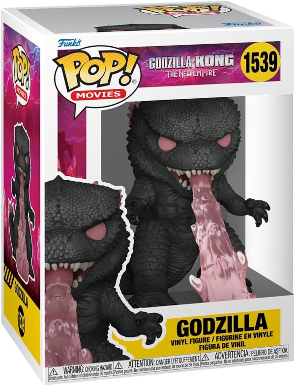 Funko POP! Movies: Godzilla X Kong: The New Empire - Godzilla with Heat-Ray - Collectable Vinyl Figure - Gift Idea - Official Merchandise - for Kids & Adults - Movies Fans