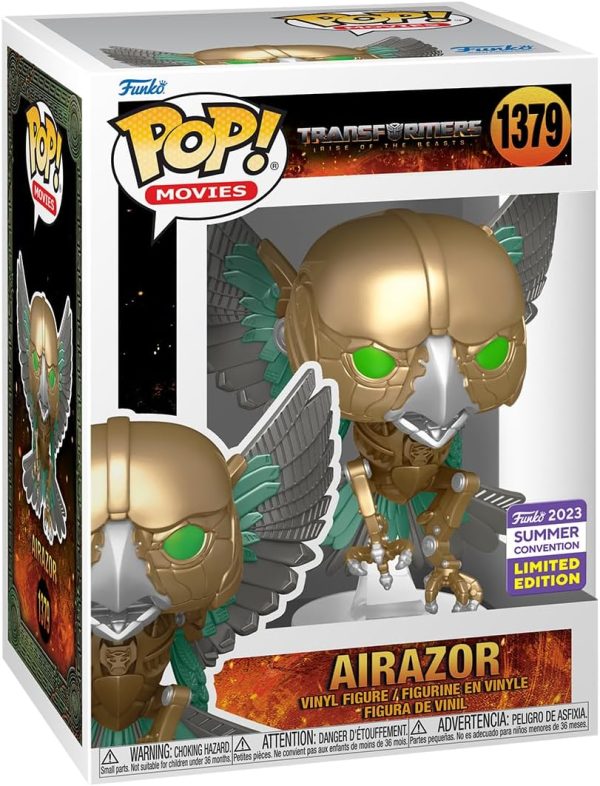 Funko Pop Movies: Transformers Rise of The Beasts - Air Razorazor. 2023 Summer Convention - Amazon Exclusive - Collectable Vinyl Figure - Gift Idea - Official Merchandise - Toys for Kids & Adults