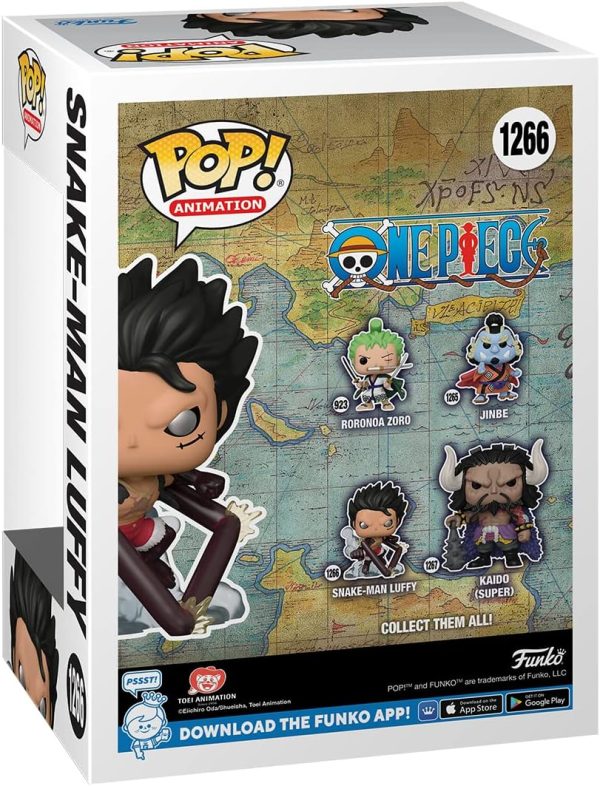 Funko POP! Animation: One Piece - Snake-Man Monkey D. Luffy - Collectable Vinyl Figure - Gift Idea - Official Merchandise - for Kids & Adults - Anime Fans - Model Figure for Collectors and Display