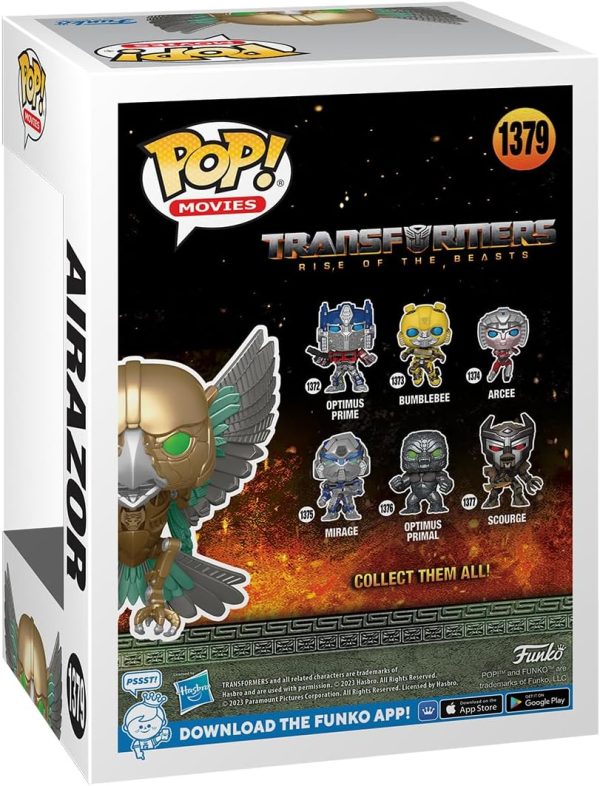 Funko Pop Movies: Transformers Rise of The Beasts - Air Razorazor. 2023 Summer Convention - Amazon Exclusive - Collectable Vinyl Figure - Gift Idea - Official Merchandise - Toys for Kids & Adults