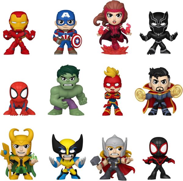Funko Mystery Mini - Marvel Heroes - 1 of 12 to Collect - Styles Vary - Collectable Vinyl Figure - Gift Idea - Official Merchandise - for Kids & Adults - Marvel Fans - Mini Figure for Collectors