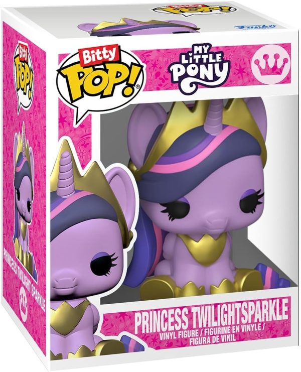Funko Pop! Bitty Town: My Little Pony - Castle of Friendship - Princess Twilight Sparkle - 0.9 Inch and 2 Inch (5.1 Cm) - Cartoon Collectable - Gift Idea - Toys for Kids & Adults