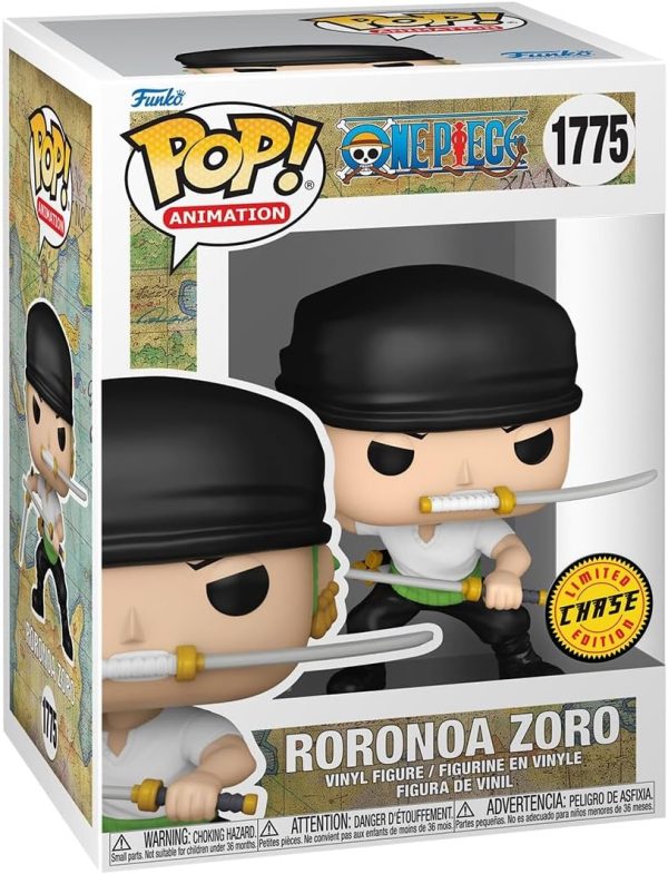 Funko POP Animation: One Piece - Roronoa Zoro - 1/6 Odds for Rare Chase Variant - Collectable Vinyl Figure - Gift Idea - Official Merchandise - for Kids & Adults - Anime Fans