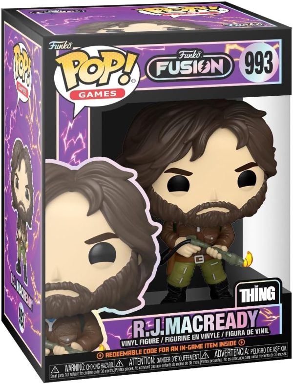 Funko POP! Games: Fusion - R.J MacReady - The Thing - Collectable Vinyl Figure - Gift Idea - Official Merchandise - for Kids & Adults - Horror Fans - Model Figure for Collectors and Display