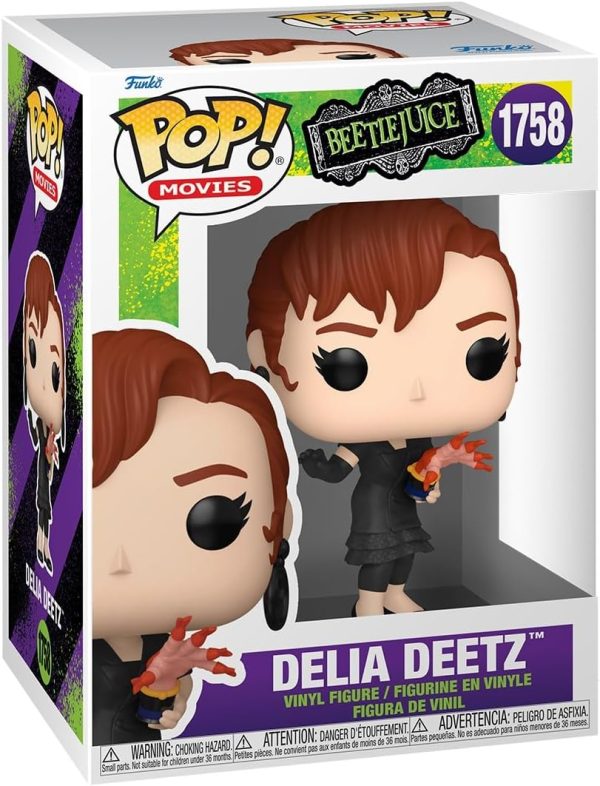 Funko Pop Movies: Beetlejuice - Delia Deetz - Collectable Vinyl Figure - Gift Idea - Official Merchandise - Toys for Kids & Adults - Comedy Fans - Model Figure for Collectors and Display